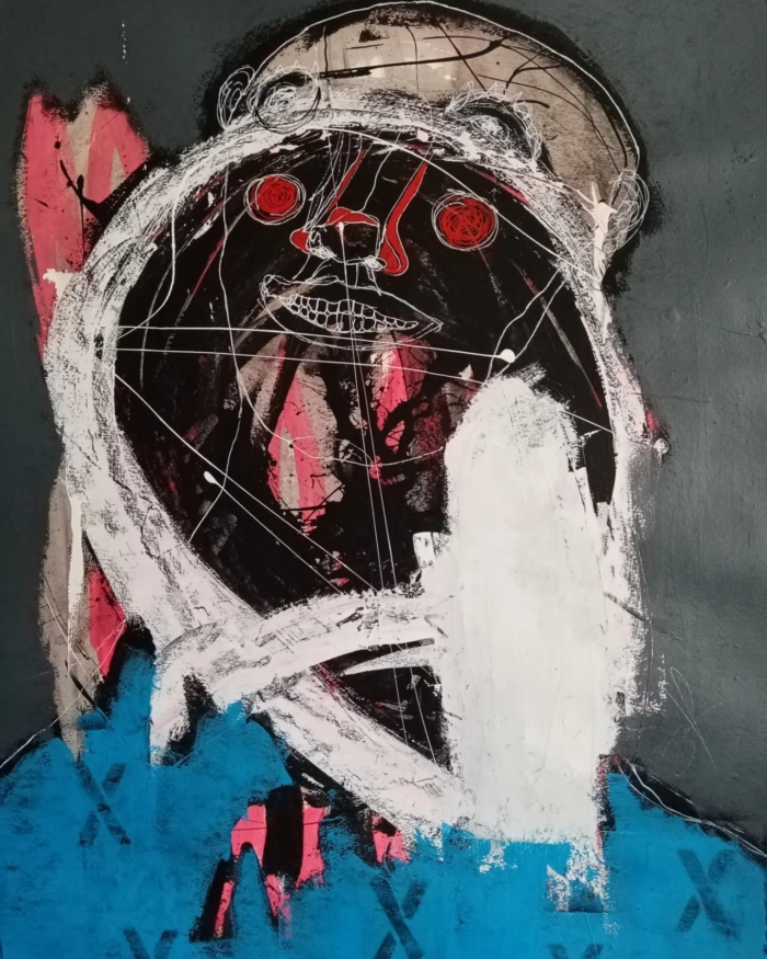 HUMAN GRAY HEAD No.2